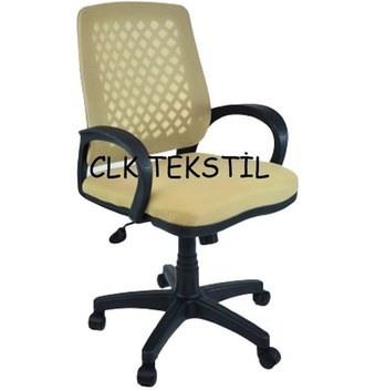 Yarenofıs Ofis Fileli Müdür Beyaz Kasa Büro Sandalye Lüks Estetik Koltuk