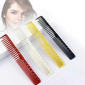 Resim 1pc Profesyonel Çift Taraflı Saç Tarak Erkek ve Kadınlar için, ABS Plastik Sap, Plastik Taran, Normal Saç Tipi - Geniş & İnce Dişler, Kuaför Salon Aleti Kesme, Stil ve Bölümleme için 