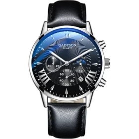 Resim Hanyang L Siyah S Gümüş B Erkekler Lüks Ünlü Marka Saatler Erkekler Paslanmaz Çelik Hasır Takvim Erkekler Için Izle Iş Aydınlık Kuvars Izle Relogio Masculino (Yurt Dışından) 