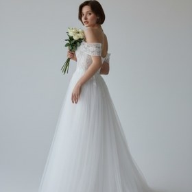 Resim bride in love Fransız dantelli gelinlik,nikah elbisesi, gelinlik 