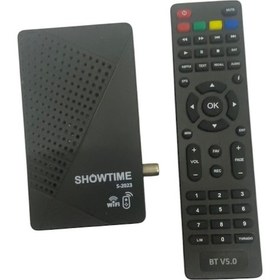 Resim Showtime S-2023 Wİ-Fİ Bluetooth Kumandalı Full HD Uydu Alıcı 