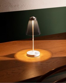 Resim Madame Coco Katia Dokunmatik Abajur - Gri/beyaz Abjr0000000037 Diğer 