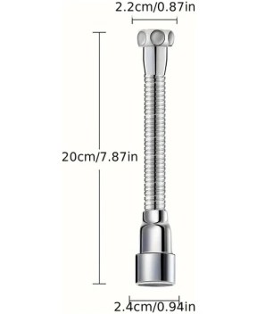 Willowhaven 2 Adet Gümüş Rengi 3 Yollu Musluk Çevirici, Pirinç Su Kontrol Vana