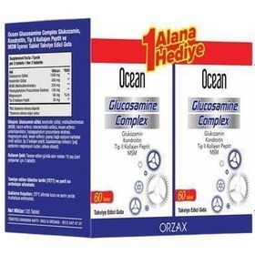 Resim Ocean Glucosamine Complex 60 Tablet 1 Alana 1 Hediye 