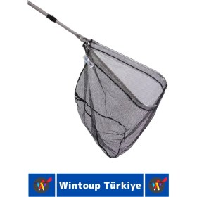 Resim Premium Profesyonel Hobi Kıyı Av Balıkçı Tor Ağlı Katlanabilir Olta Kelepçesi 180 cm 