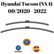 Resim Hyundai Tucson Nx4 2020 2021 2022 Uyumlu Araca Özel Ön Cam Muz Tipi Silecek Süpürgesi Takımı 65/40cm 2li Set Silbak 