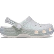 Resim Crocs Classic Iridescent Glitter CgK Çocuk Beyaz Terlik 210986-100 