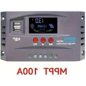 Resim Fastbuy Dream011 100a Güneş Şarj Kontrol Cihazı 12/24v Pwm Lcd Ekran Usb Çift Bağlantı Otomatik Zamanlayıcı 36v Maks. 