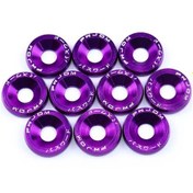 Resim Hightower 10'lu M6 Jdm Çamurluk Kaporta Motor Vida Seti Mor 