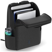 Resim Honeybeeshop Siyah Renkli Ps5 İçin Büyük Kapasiteli Su Geçirmez Sırt Çantası Seyahat Ve Düzenleme İçin Tasarlandı 