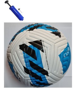 Resim keufman Lisanslı 4 Astar El Dikişli 410 Gram Soft Futbol Topu No:5 Mat Deri Her Türlü Sahalara Uygun + Pompa 