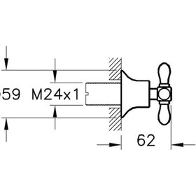 Resim Artema Juno A41452 Classic Ankastre Stop Valf 
