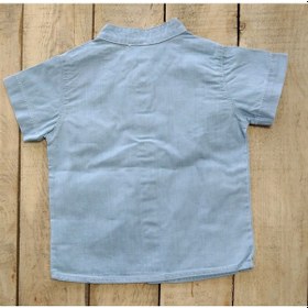 Resim Kidaxi Erkek Bebek Gömlek 3-24 Ay Mavi 