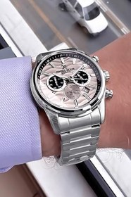 Resim danıel kleın Exclusive Multifonksiyon Orijinal Erkek Kol Saati 3Atm Su Geçirmez Gümüş Renk Çelik Kordon Dke2129C2 Gumus Kahve 