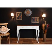 Resim Wooding 100 Cm Çekmeceli Masif Beyaz Ceviz Dresuar (548587801) Ceviz 