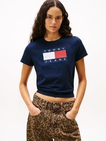Resim Tommy Hilfiger TJW REG TJ FLAG SS TEE Tişört Kadın 