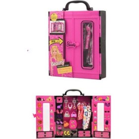Resim Dln Barbie Bebek Beauty Elbise Takı Gardrop Seti 30 Parça Gardolap Oyuncak 