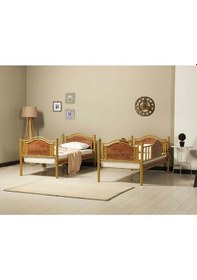 Resim Argimo Argimo Avangard Genç Çocuk Odası Ahşap Başlıklı Metal Ranza ve Karyola 