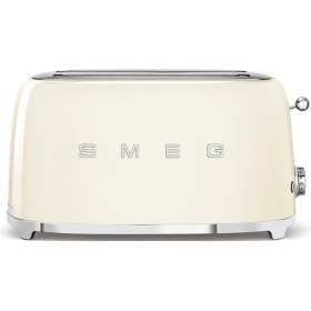 Resim Smeg Krem 2x4 Ekmek Kızartma TSF02CREU 