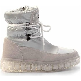 Resim Parlak Gümüş Kadın Bot & Bootie K02102031467 Parlak Gümüş 