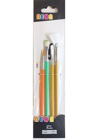 Resim Neon Fırça Seti 4lü Hkd141 - 2 Paket 