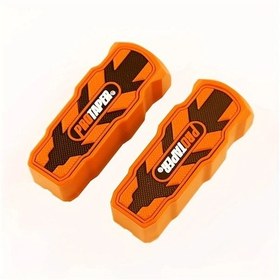 Resim Dream011 Yeni İndirim Bajaj İçin Turuncu Renkli Kaymaz Pedal Tabanları Geniş Ön Ayaklık 