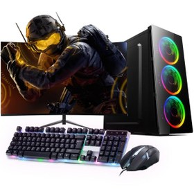 Resim INTEL I5 12400F 16GB 480SSD 4GB GTX1650 24" Monitörlü (Gaming SET) Rogame