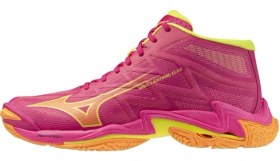 Resim Mizuno Wave Lightning Elite MID Unisex Voleybol Ayakkabısı Pembe / Sarı 