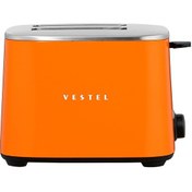 Resim Vestel Retro Turuncu Ekmek Kızartma Makinesi 20265486 