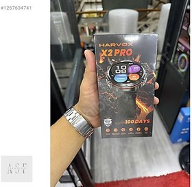 Resim Harvox X2 Pro 100Gün Şarj Süreli Akıllı Saat Çift Kordon 