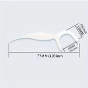 Resim 50 Adet Diş İpi, Doğru Ağız Bakımı İçin Derin Temizlik Diş İpi, Seyahat İçin Whıte 