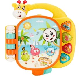 Resim Sinerjim Minibo Sesli ve Işıklı Zürafa Figürlü Müzik Kitabı 