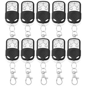 Resim Crackedice Araba Garajı İçin 10 Adet 433 Mhz Garaj Kapısı Uzaktan Kumandası 