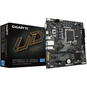 Resim Gigabyte B760M H DDR4 3200MHz 2xM.2 HDMI D-Sub 1GbE LAN Micro ATX Soket 1700 Anakart 
