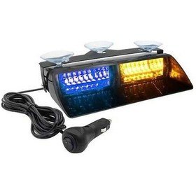 Resim Pazly 1 Adet Wangxi Einercar Kehribar Mavi Led Çalışma Işığı Bar 19 Mod 12v Sigara Işığı Su Atv Kamyon Tekne 