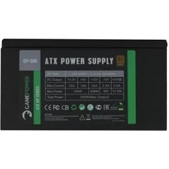 Resim Gamepower GP-500 500 W Power Supply 14CM 80+ ( Bronz ) 