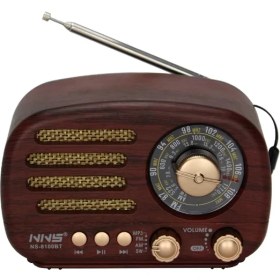 Resim Ahşap Retro Radyo 