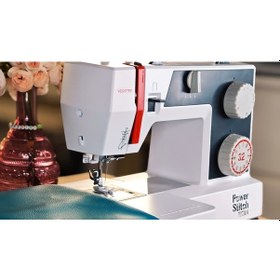 Resim Veritas Veritas Power Stitch 32 Tıtan Ev Tipi Dikiş Makinesi 32 Dikiş Programlı Distribütör li Beyaz 