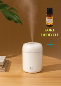 Resim EVİMDM 300 ml Ultrasonik Hava Nemlendirici Mango Koku Hediyeli 