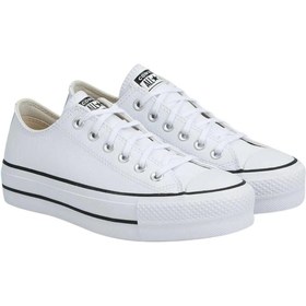Resim Converse Chuck Taylor All Star Lift Kadın Beyaz Günlük Ayakkabı Kadın Ls Ayakkabı 561680c 