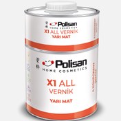 Resim Polisan X1 ALL Vernik Yarı Mat Şeffaf 0,60L 