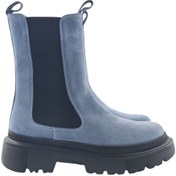 Resim Oneka Shoes 130823206 Kadın Günlük Bot Uzun Chelsea Kot mavisi süet 