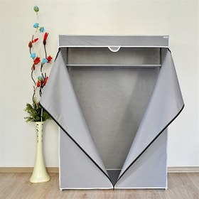 Resim Reyo Prado Basic Çelik Profilli Bez Dolap - Gri 