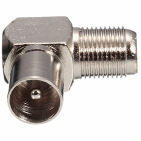 Resim OEM F Dişi Tv Anten Erkek Çevirici "l" Tipi Fiş -2 Adet 