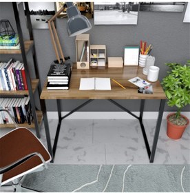 Resim Satanmağaza Ahşap Çalışma Masası 60x90 Cm. Kemençe Renk 