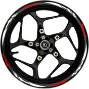 Resim Ogec Worx Xmax kırmızı yazılı beyaz pençe şeritli 