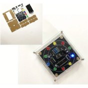 Resim Hightower Dıy Lehim Pratiği Ve Eğitim İçin Led Rastgele Sonuç Çarkı Seti 