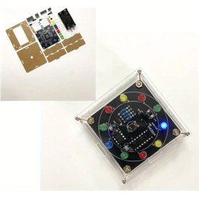 Resim Hightower Dıy Lehim Pratiği Ve Eğitim İçin Led Rastgele Sonuç Çarkı Seti 