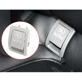 Resim Timeless Tre Gri Beyaz Isofix Anahtarı Kapağı Arka Koltuk Emniyet Tokası Kapağı (Yurt Dışından) 