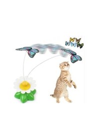 Resim Hareketli Pilli Kelebek Kedi Oyuncağı - Sgm5927-3927 